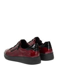 Remonte Sneakersy D2E01-33 Bordowy. Kolor: czerwony. Materiał: syntetyk, materiał #7