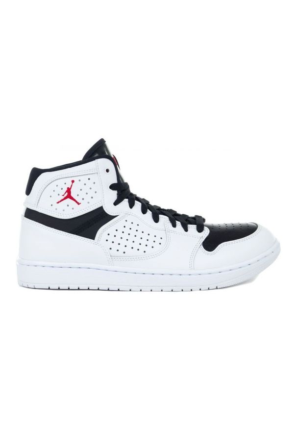 Buty Nike Jordan Access M AR3762-101 białe. Wysokość cholewki: przed kolano. Kolor: biały. Materiał: materiał, syntetyk, skóra. Szerokość cholewki: normalna. Wzór: aplikacja. Sport: koszykówka