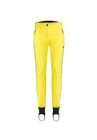 Sportalm - Spodnie SPORTALM BEEDLE. Kolor: żółty. Materiał: softshell, dzianina, satyna, materiał #1