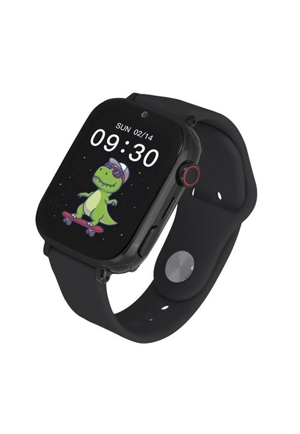 GARETT - Garett Kids N!ce Pro 4G czarny. Rodzaj zegarka: smartwatch. Kolor: czarny. Styl: młodzieżowy, retro