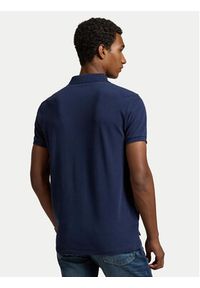 Polo Ralph Lauren Polo 710938137006 Granatowy Slim Fit. Typ kołnierza: polo. Kolor: niebieski. Materiał: bawełna