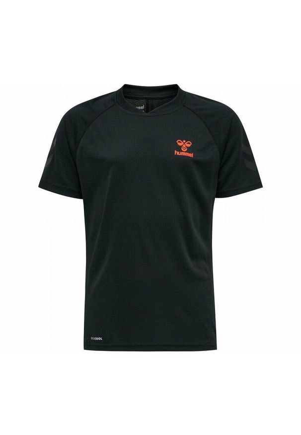Hummel Koszulka poliestrowa sportowa Action Jersey Kids. Kolor: czarny, czerwony, wielokolorowy. Materiał: jersey, poliester
