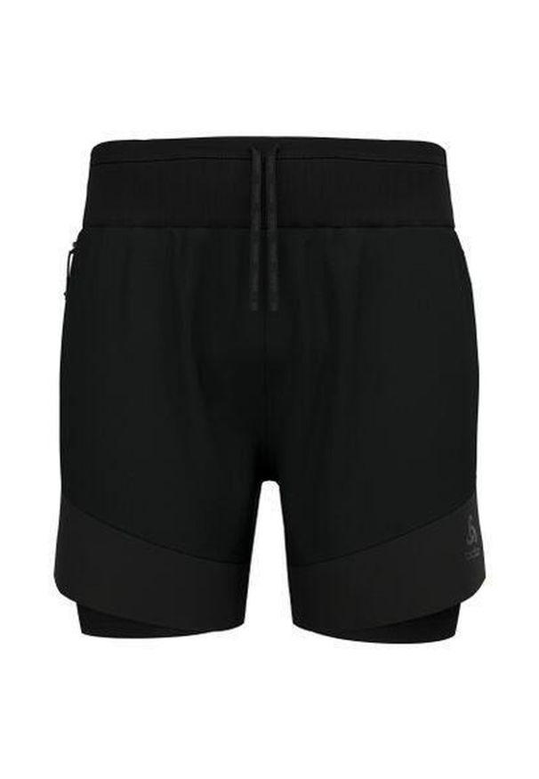 Spodenki męskie Odlo X-ALP TRAIL 6 INCH 2-in-1 short. Kolor: czarny. Sport: bieganie