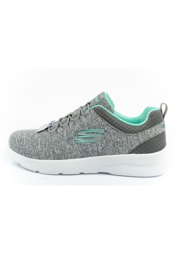 skechers - Buty sportowe damskie Skechers Dynamight 2.0. Kolor: żółty, wielokolorowy, czarny. Materiał: tkanina. Szerokość cholewki: normalna