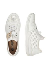 Rieker Sneakersy L3254-80 Biały. Kolor: biały. Materiał: syntetyk, materiał #7