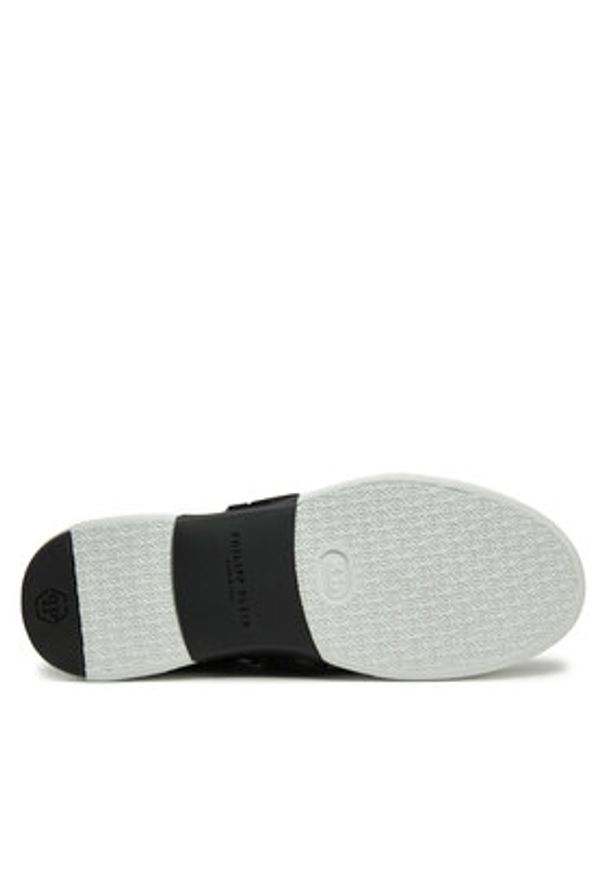 Philipp Plein - PHILIPP PLEIN Sneakersy SAES USC0667 PLE010 Czarny. Kolor: czarny. Materiał: skóra