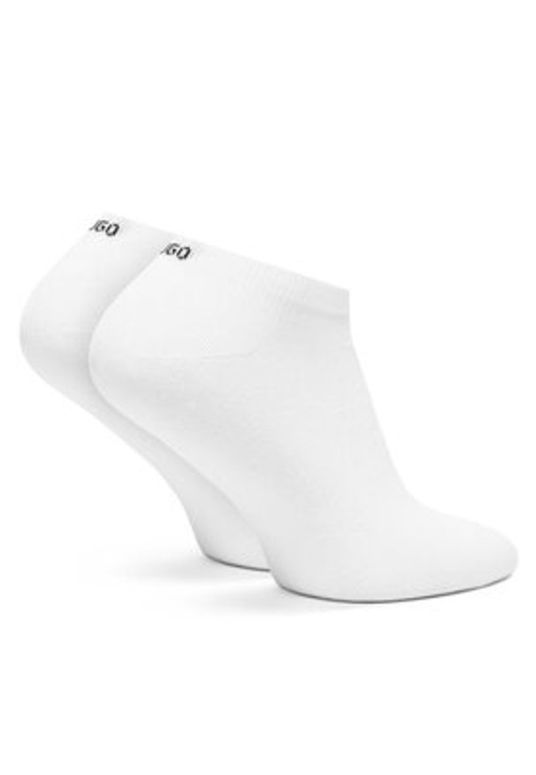 Hugo - HUGO Skarpety krótkie 50516395 Biały. Kolor: biały. Materiał: bawełna