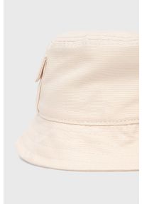 Champion kapelusz bawełniany kolor beżowy bawełniany. Kolor: beżowy. Materiał: bawełna