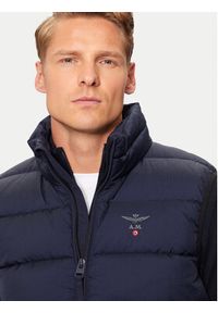 Aeronautica Militare Kamizelka 242AB2185CT3375 Granatowy Regular Fit. Kolor: niebieski. Materiał: syntetyk
