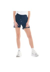 LEONE 1947 APPAREL - Podstawowe spodenki damskie. Kolor: niebieski. Materiał: tkanina. Sport: fitness