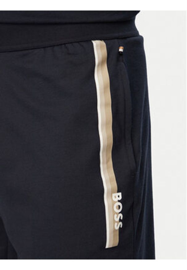 BOSS Szorty sportowe Authentic 50554778 Granatowy Regular Fit. Kolor: niebieski. Materiał: bawełna. Styl: sportowy