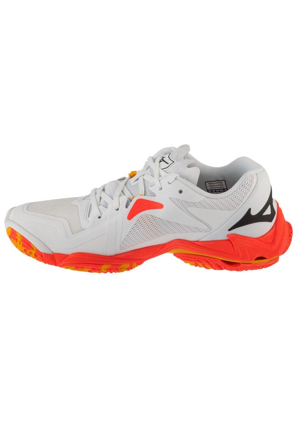Mizuno - Buty do siatkówki unisex, Wave Lightning Z8. Kolor: biały. Model: Mizuno Wave. Sport: siatkówka