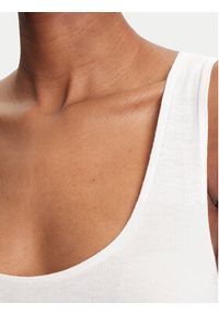 Calvin Klein Top LV044C345G Écru Regular Fit. Materiał: wiskoza #5