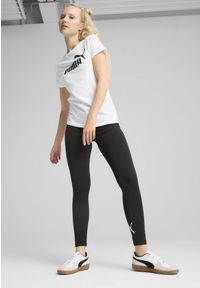 Puma - Damska koszulka ESS No. 1 Logo PUMA White. Kolor: biały, wielokolorowy, czarny. Materiał: guma. Wzór: nadruk