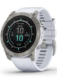 GARMIN - Zegarek sportowy Garmin Epix Pro Gen 2 Sapphire Biały (010-02804-11). Kolor: biały. Styl: sportowy