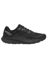 Buty do biegania damskie Merrell Antora 4. Zapięcie: sznurówki. Kolor: czarny. Materiał: guma, materiał, tkanina, syntetyk. Szerokość cholewki: normalna
