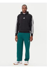 Adidas - adidas Bluza Essentials 3-Stripes JE6297 Czarny Regular Fit. Kolor: czarny. Materiał: bawełna #5