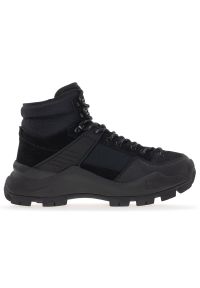 Buty Tommy Jeans Urban Hibryd Boot EM0EM01489-BDS - czarne. Kolor: czarny. Materiał: materiał, skóra, guma. Szerokość cholewki: normalna