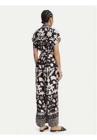 LOLA CASADEMUNT Kombinezon LS2616033 Czarny Regular Fit. Kolor: czarny. Materiał: wiskoza #2