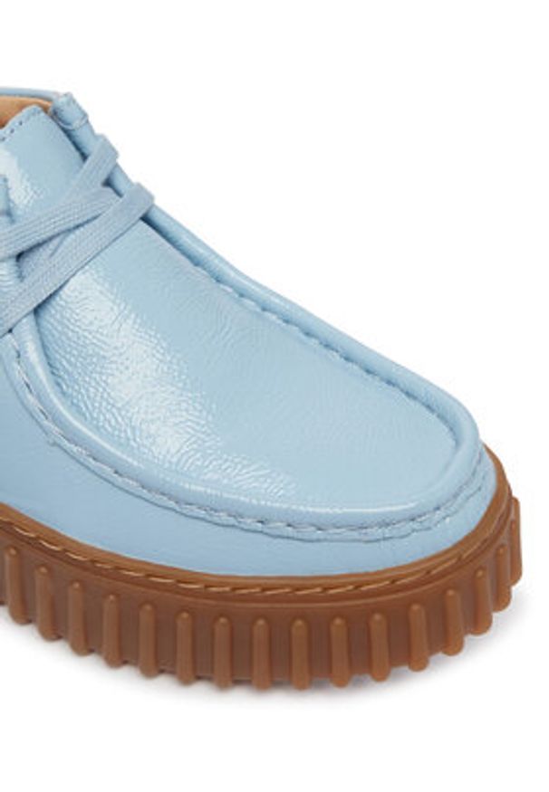 Clarks Półbuty Torhill Bee 26186669 Błękitny. Kolor: niebieski. Materiał: skóra
