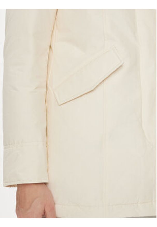 Woolrich Kurtka puchowa Arctic Raccoon CFWWOU0538FRUT0001 Écru Regular Fit. Materiał: bawełna