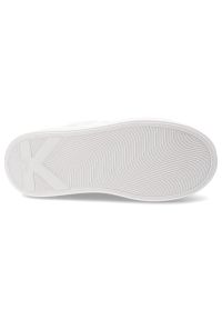 Białe Sneakersy Karl Lagerfeld Eleganckie Obuwie Damskie. Okazja: na co dzień. Zapięcie: sznurówki. Kolor: biały. Materiał: skóra. Styl: elegancki #3