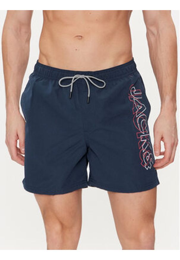 Jack & Jones - Jack&Jones Komplet 2 par szortów kąpielowych Fiji 12260815 Czerwony Regular Fit. Kolor: czerwony. Materiał: syntetyk