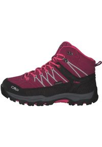 Buty trekkingowe dziecięce CMP Rigel Mid. Kolor: fioletowy, różowy, wielokolorowy. Sport: turystyka piesza