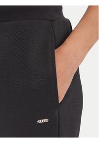 Guess Spodnie dresowe V5YB06 KBSL2 Czarny Regular Fit. Kolor: czarny. Materiał: syntetyk #5