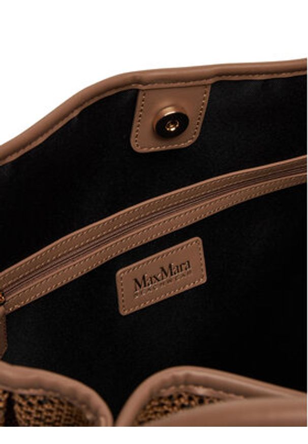 Max Mara Beachwear Torebka 2516511039650 Brązowy. Kolor: brązowy