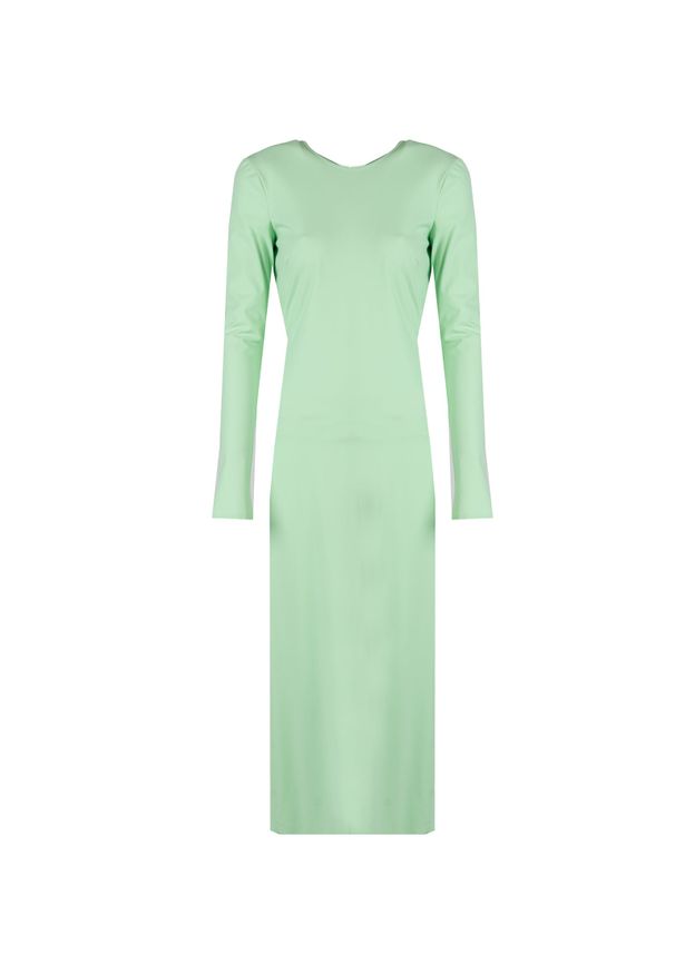 Patrizia Pepe Sukienka | 8A1177/J082 | Kobieta | Zielony. Okazja: na imprezę. Kolor: zielony. Materiał: elastan, poliamid. Wzór: aplikacja. Typ sukienki: dopasowane. Styl: elegancki