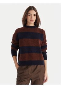 Weekend Max Mara Sweter Tuono 2525366142 Kolorowy Loose Fit. Materiał: wełna. Wzór: kolorowy