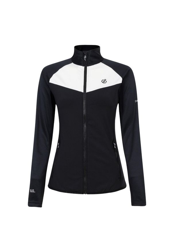DARE 2B - Damska Warstwa Środkowa Elation III Core Stretch Midlayer. Kolor: biały, wielokolorowy, czarny