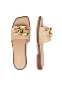 DeeZee Klapki LS6115-01 Beżowy. Kolor: beżowy. Materiał: skóra #2