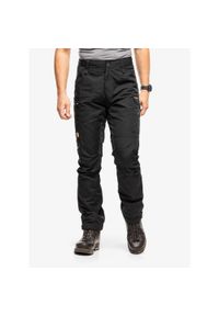 Fjällräven - Spodnie turystyczne męskie Fjallraven Kaipak Trousers. Kolor: czarny. Sezon: lato. Sport: turystyka piesza