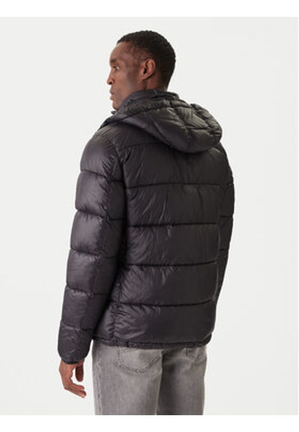 Karl Lagerfeld - KARL LAGERFELD Kurtka zimowa 505022 554590 Czarny Regular Fit. Typ kołnierza: dekolt w karo. Kolor: czarny. Materiał: syntetyk. Sezon: zima