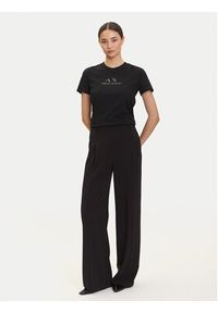 Armani Exchange T-Shirt XW001345 AF16356 UC001 Czarny Regular Fit. Kolor: czarny. Materiał: bawełna