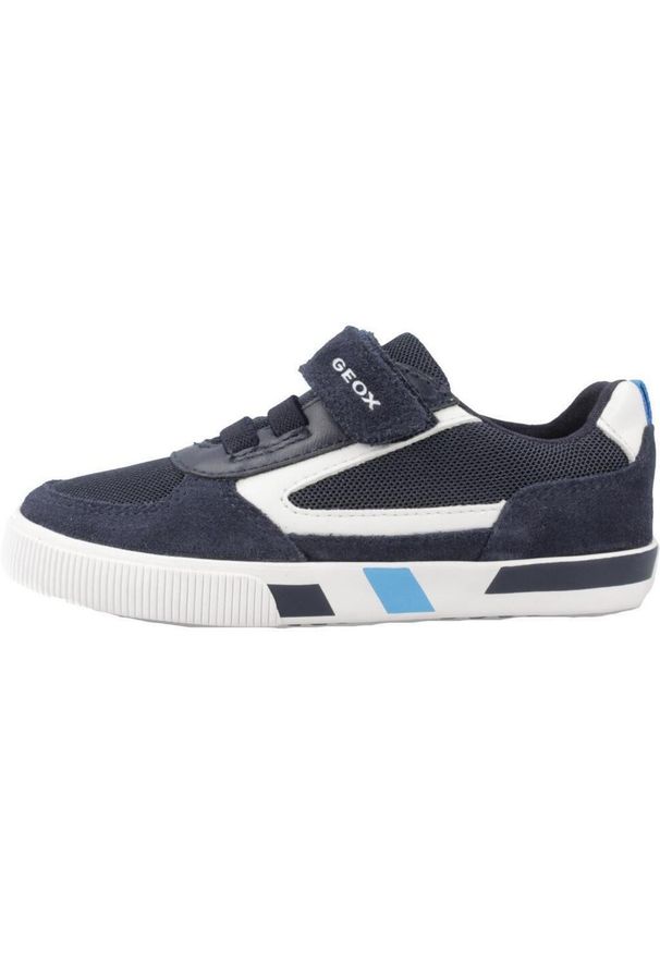 Geox - Buty GEOX B KILWI B. B Niebieski. Kolor: niebieski. Materiał: tkanina. Sport: turystyka piesza
