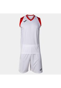 Zestaw do koszykówki dla dorosłych Joma Final II. Kolor: czerwony, biały, wielokolorowy. Materiał: dresówka. Sport: koszykówka