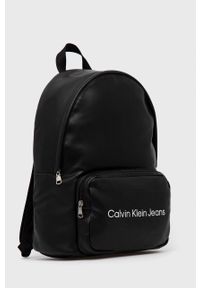Calvin Klein Jeans - Plecak. Kolor: czarny. Materiał: włókno, materiał. Wzór: nadruk #3