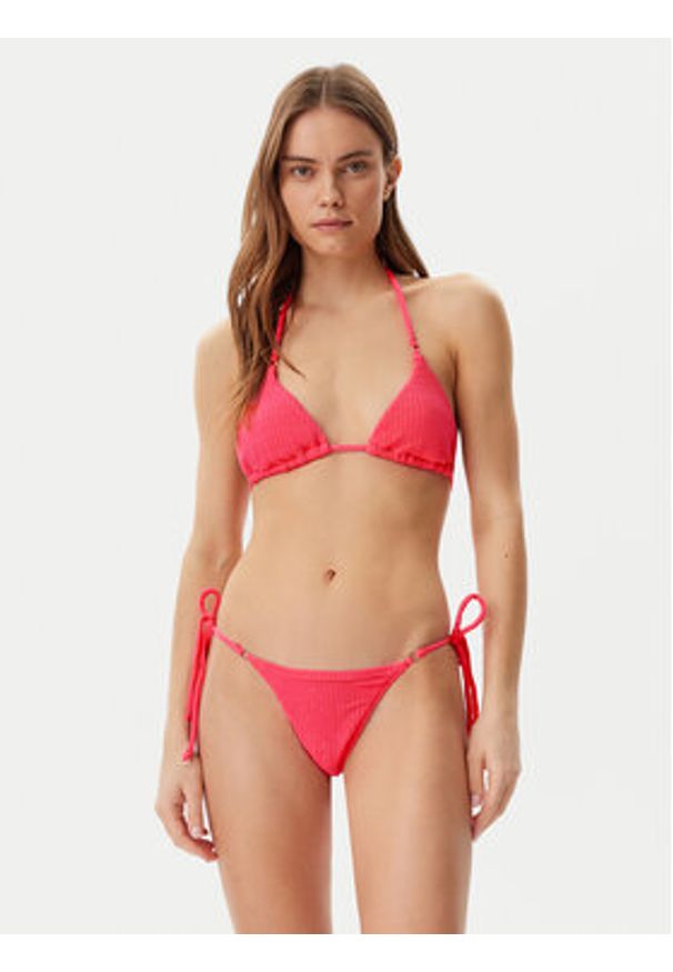 Seafolly Dół od bikini Sea Dive 40651-861 Różowy. Kolor: różowy. Materiał: syntetyk