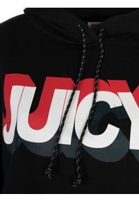 Juicy Couture Bluza | JWTKT179637 | Hooded Pullover | Kobieta | Czarny. Typ kołnierza: kaptur. Kolor: czarny. Materiał: bawełna, poliester. Wzór: nadruk #5