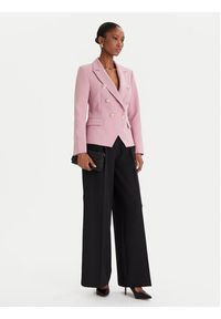 Rinascimento Marynarka CFC0126227003 Różowy Slim Fit. Kolor: różowy. Materiał: syntetyk #4