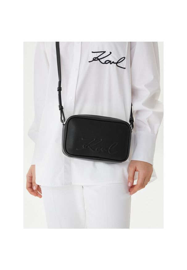 Karl Lagerfeld - Torebka KARL LAGERFELD. Kolor: czarny