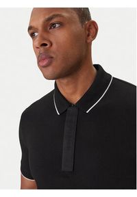 Armani Exchange Polo XM001285 AF10366 UC001 Czarny Slim Fit. Typ kołnierza: polo. Kolor: czarny. Materiał: bawełna #5