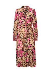Kaffe Sukienka koszulowa Dorita 10507590 Kolorowy Regular Fit. Materiał: wiskoza. Wzór: kolorowy. Typ sukienki: koszulowe #5