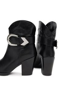 Karl Lagerfeld - KARL LAGERFELD Botki KL37255 Czarny. Kolor: czarny. Materiał: skóra #5