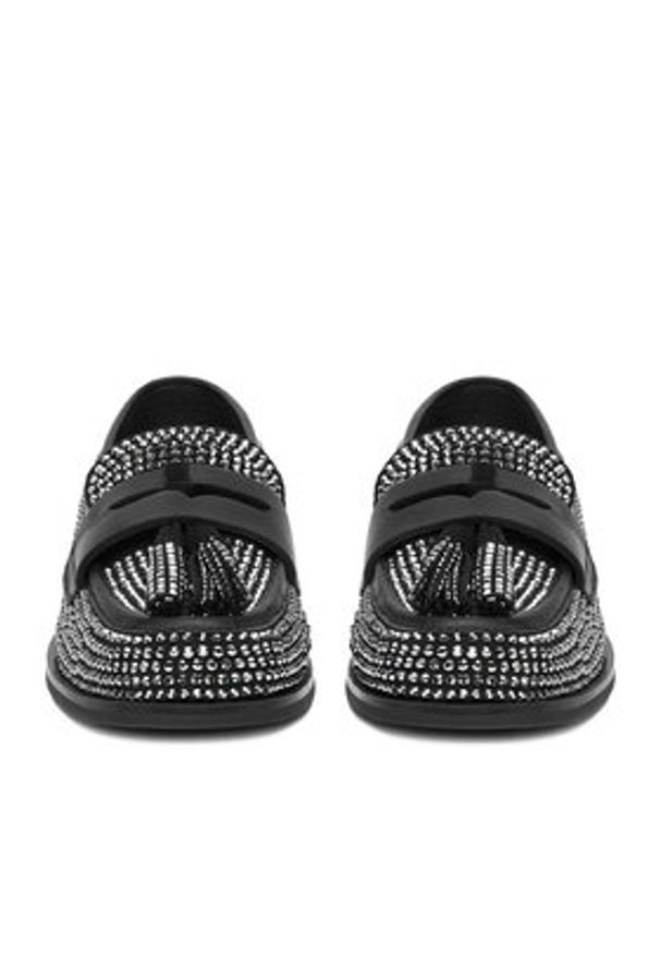 Eva Minge Mokasyny EO-MAYA-V1792-545-1 Czarny. Kolor: czarny. Materiał: skóra, syntetyk