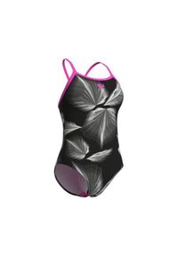 Damski kostium kąpielowy 1-częściowy Arena Frozen Leave Ligh. Kolor: czarny #2