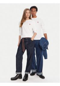 AMI PARIS Longsleeve BFUTS235.724 Biały Regular Fit. Kolor: biały. Materiał: bawełna. Długość rękawa: długi rękaw #5